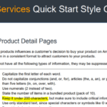 Product Descriptions Guide